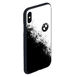 Чехол iPhone XS Max матовый BMW - black and white, цвет: 3D-черный — фото 2