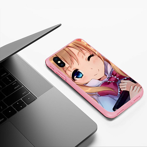 Чехол iPhone XS Max матовый Touhou Project Алиса Маргатройд / 3D-Баблгам – фото 3