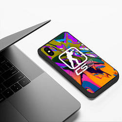 Чехол iPhone XS Max матовый КС 2, цвет: 3D-черный — фото 2