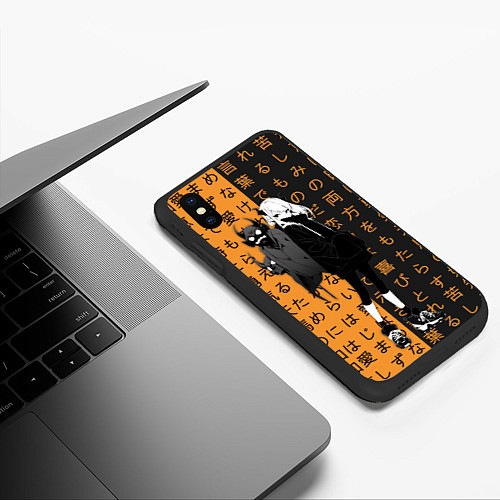 Чехол iPhone XS Max матовый Демоны внутри / 3D-Черный – фото 3