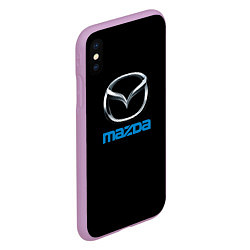 Чехол iPhone XS Max матовый Mazda sportcar, цвет: 3D-сиреневый — фото 2