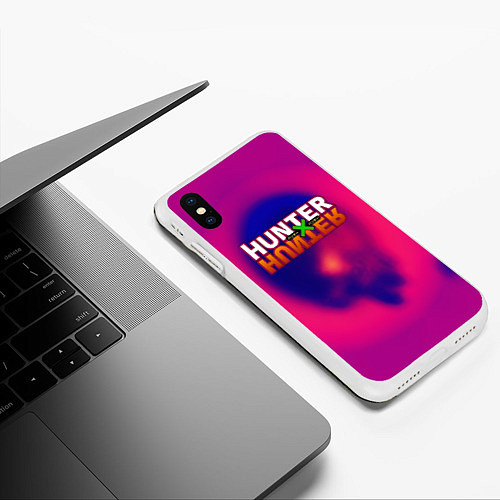 Чехол iPhone XS Max матовый Hunter х Hunter anime / 3D-Белый – фото 3