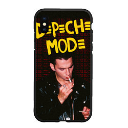 Чехол iPhone XS Max матовый Depeche Mode 1 Dave, цвет: 3D-черный