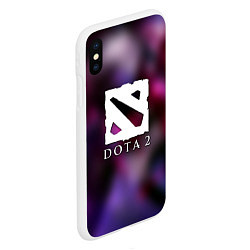 Чехол iPhone XS Max матовый Dota 2 valve, цвет: 3D-белый — фото 2