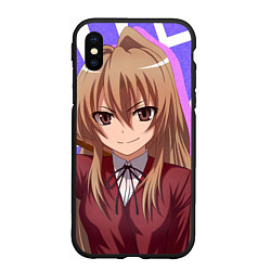 Чехол iPhone XS Max матовый Toradora Тайга Aisaka, цвет: 3D-черный