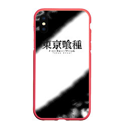 Чехол iPhone XS Max матовый Tokyo Ghoul аниме логотипы