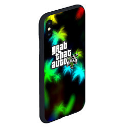 Чехол iPhone XS Max матовый GTA 5 tropicano, цвет: 3D-черный — фото 2