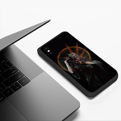 Чехол iPhone XS Max матовый Within Temptation bleed out, цвет: 3D-черный — фото 2