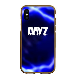 Чехол iPhone XS Max матовый Dayz strom gradient, цвет: 3D-коричневый