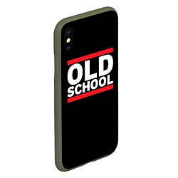 Чехол iPhone XS Max матовый Old school - experience, цвет: 3D-темно-зеленый — фото 2