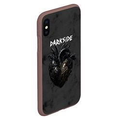 Чехол iPhone XS Max матовый Bring Me the Horizon - darkside, цвет: 3D-коричневый — фото 2