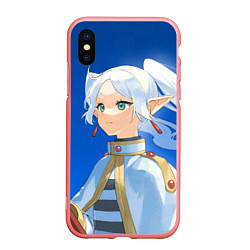 Чехол iPhone XS Max матовый Sousou no Frieren smile, цвет: 3D-баблгам