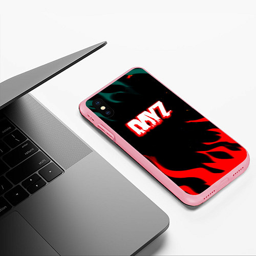 Чехол iPhone XS Max матовый Dayz flame / 3D-Баблгам – фото 3