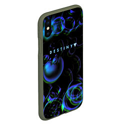 Чехол iPhone XS Max матовый Destiny rpg action, цвет: 3D-темно-зеленый — фото 2