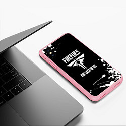 Чехол iPhone XS Max матовый The last of us краски текстура, цвет: 3D-баблгам — фото 2