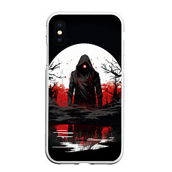 Чехол iPhone XS Max матовый Stalker 2 ghost, цвет: 3D-белый