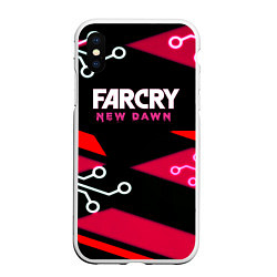 Чехол iPhone XS Max матовый Farcry new dawn, цвет: 3D-белый