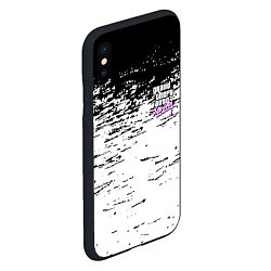 Чехол iPhone XS Max матовый GTA vice city краски, цвет: 3D-черный — фото 2