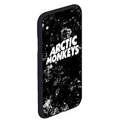 Чехол iPhone XS Max матовый Arctic Monkeys black ice, цвет: 3D-черный — фото 2
