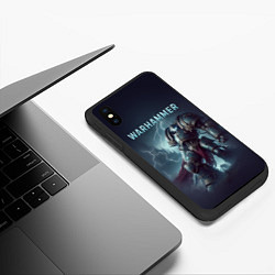 Чехол iPhone XS Max матовый Warhammer - game, цвет: 3D-черный — фото 2