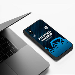 Чехол iPhone XS Max матовый Atletico Madrid legendary форма фанатов, цвет: 3D-черный — фото 2