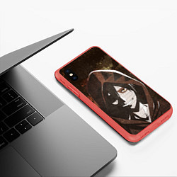 Чехол iPhone XS Max матовый Зак Фостер из Ангела кровопролития, цвет: 3D-красный — фото 2