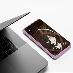 Чехол iPhone XS Max матовый Зак Фостер из Ангела кровопролития, цвет: 3D-сиреневый — фото 2