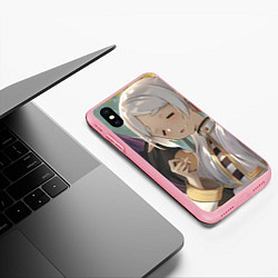 Чехол iPhone XS Max матовый Sousou no Frieren Фрирен Ферн, цвет: 3D-баблгам — фото 2