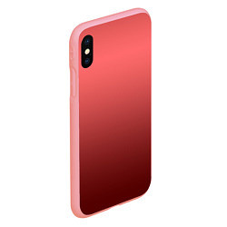 Чехол iPhone XS Max матовый Оттенок розовый антик градиент, цвет: 3D-баблгам — фото 2