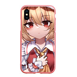 Чехол iPhone XS Max матовый Touhou Project Flandre милая улыбка