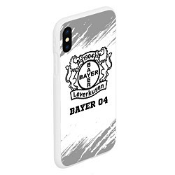 Чехол iPhone XS Max матовый Bayer 04 sport на светлом фоне, цвет: 3D-белый — фото 2