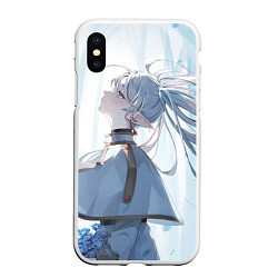 Чехол iPhone XS Max матовый Sousou no Frieren Фрирен beautiful, цвет: 3D-белый