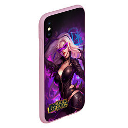 Чехол iPhone XS Max матовый League of Legends Kaisa Kda style, цвет: 3D-розовый — фото 2