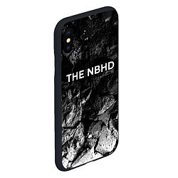 Чехол iPhone XS Max матовый The Neighbourhood black graphite, цвет: 3D-черный — фото 2