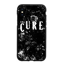Чехол iPhone XS Max матовый The Cure black ice, цвет: 3D-черный
