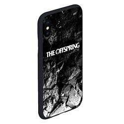 Чехол iPhone XS Max матовый The Offspring black graphite, цвет: 3D-черный — фото 2