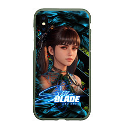 Чехол iPhone XS Max матовый Eve Stellar Blade, цвет: 3D-темно-зеленый