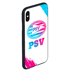 Чехол iPhone XS Max матовый PSV neon gradient style, цвет: 3D-черный — фото 2