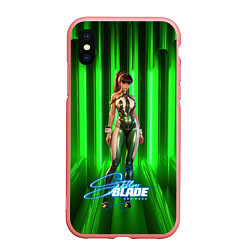 Чехол iPhone XS Max матовый Stellar Blade green Eve, цвет: 3D-баблгам