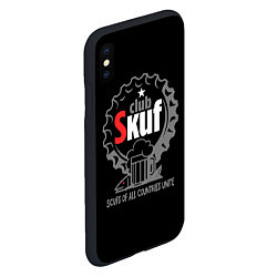 Чехол iPhone XS Max матовый Skuf club, цвет: 3D-черный — фото 2