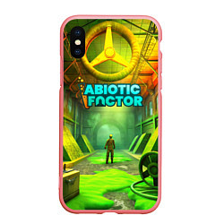 Чехол iPhone XS Max матовый Abiotic Factor атомный завод, цвет: 3D-баблгам