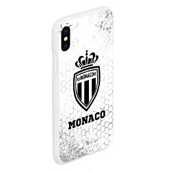 Чехол iPhone XS Max матовый Monaco sport на светлом фоне, цвет: 3D-белый — фото 2