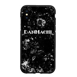 Чехол iPhone XS Max матовый DanMachi black ice, цвет: 3D-черный