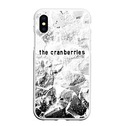 Чехол iPhone XS Max матовый The Cranberries white graphite, цвет: 3D-белый