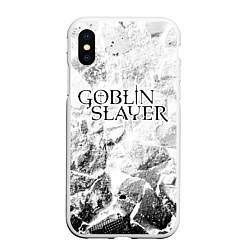 Чехол iPhone XS Max матовый Goblin Slayer white graphite, цвет: 3D-белый