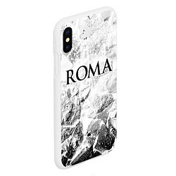 Чехол iPhone XS Max матовый Roma white graphite, цвет: 3D-белый — фото 2