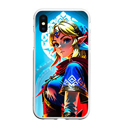 Чехол iPhone XS Max матовый Zelda