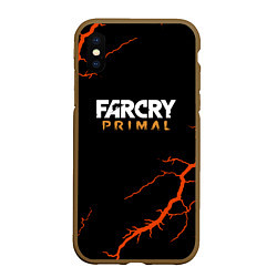 Чехол iPhone XS Max матовый Farcry storm, цвет: 3D-коричневый