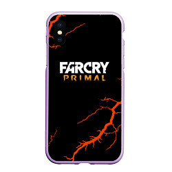 Чехол iPhone XS Max матовый Farcry storm, цвет: 3D-сиреневый