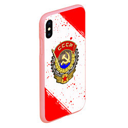 Чехол iPhone XS Max матовый СССР краски спорт, цвет: 3D-баблгам — фото 2